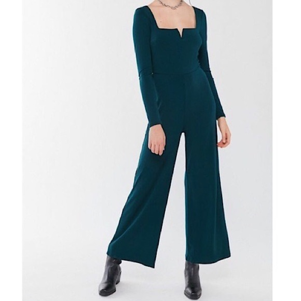 Urban Outfitters Vicki V-Wire Wide‎ Leg Jumpsuit